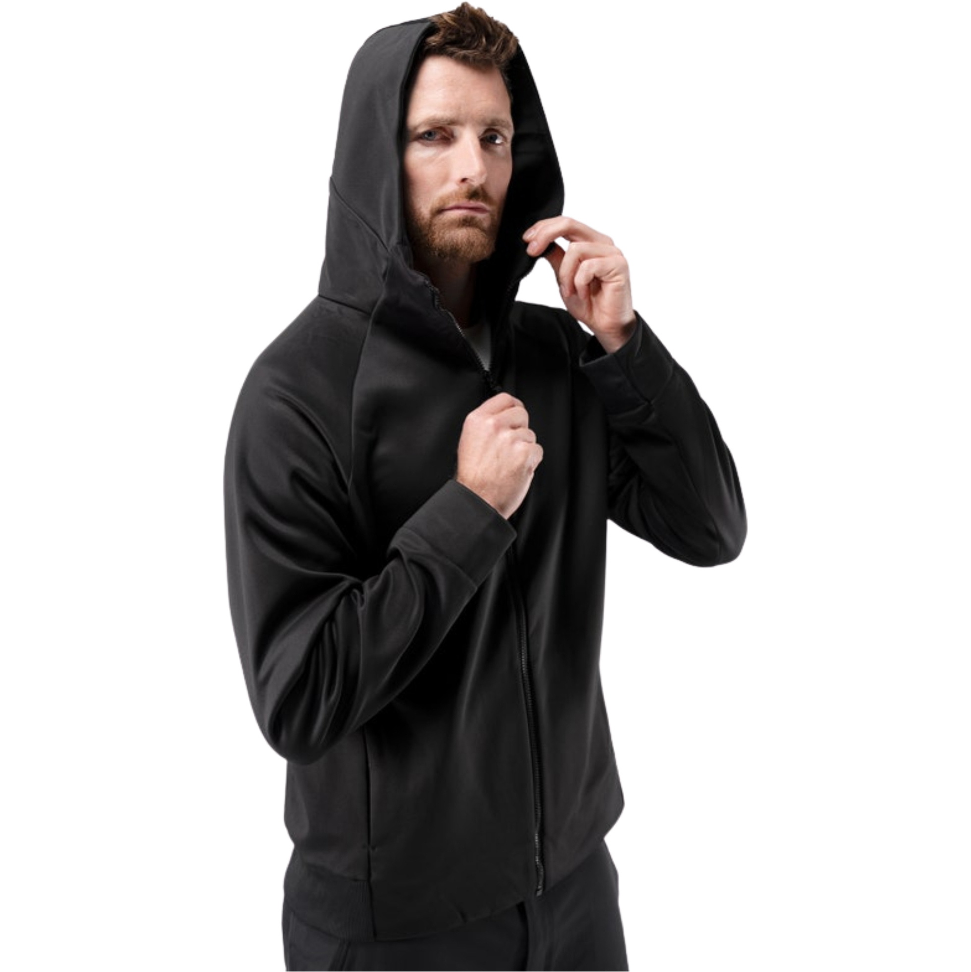 2026 Zhik Hommes Thermo Tech Fleece Veste à Capuche HDI-0055-M-BLK - Black